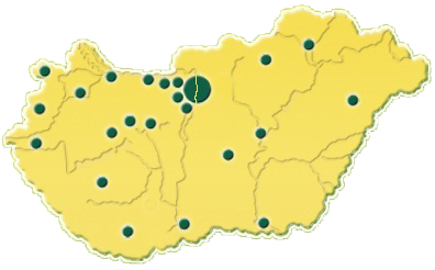 Immunterápiás Központok Magyarországon - térkép